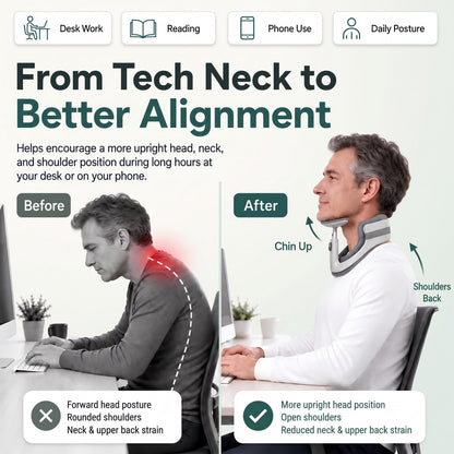 Adjustable Neck Brace for Posture Support